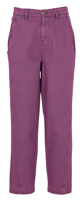 ACOTE KEJA - Jean corte mom de algodón en violeta