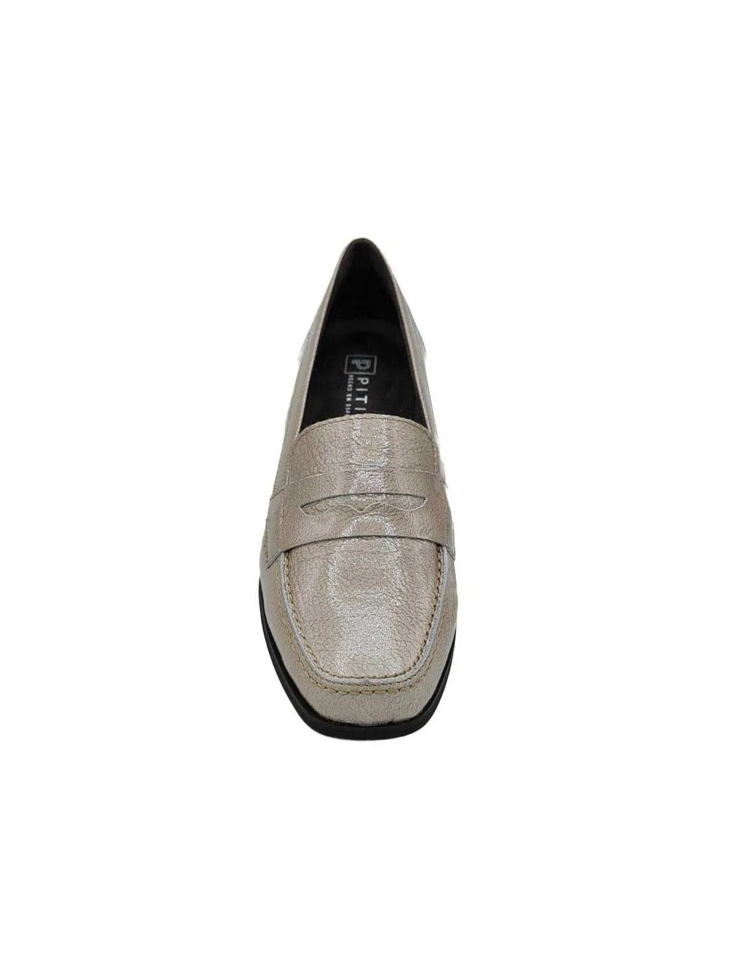 PITILLOS MOCASÍN PIEL CHAROL 10110